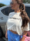 Matthew 7:7 Front & Back Graphic Tee on Ivory