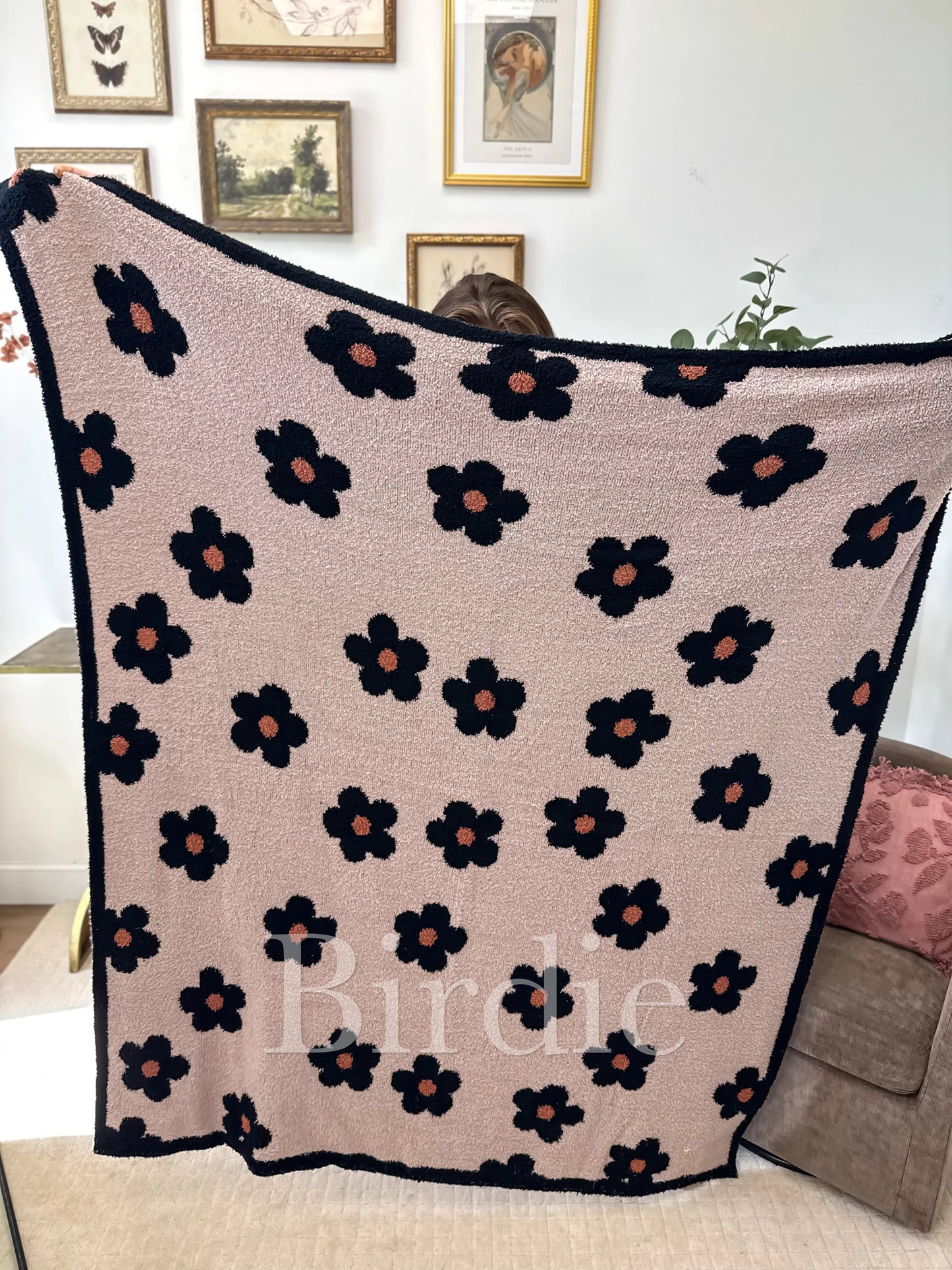 Birdie Midnight Wildflower Blanket *final sale*
