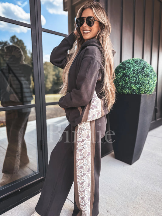 PREORDER Birdie Charcoal Hoodie Pant Set (Sold Individually)