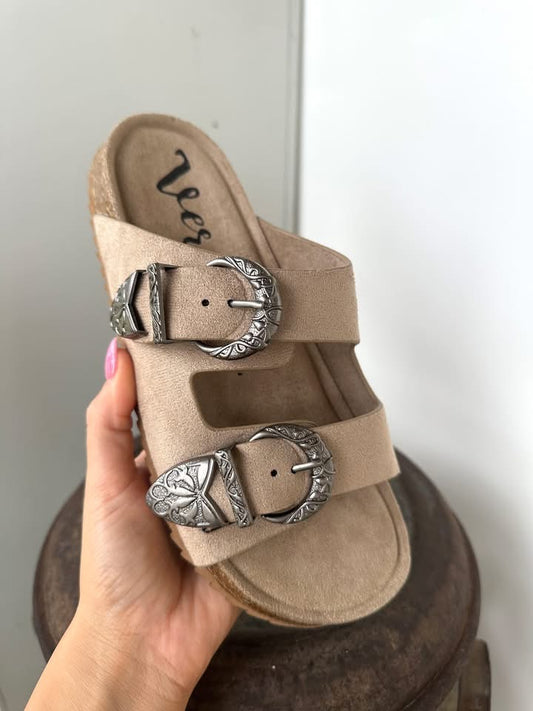 Skye Very G Western Buckle Sandal