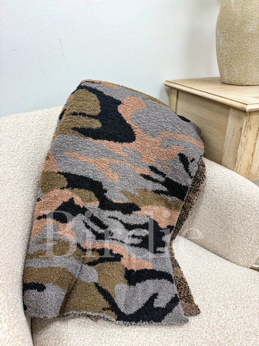 PREORDER Birdie Smoked Oak Camo Blanket