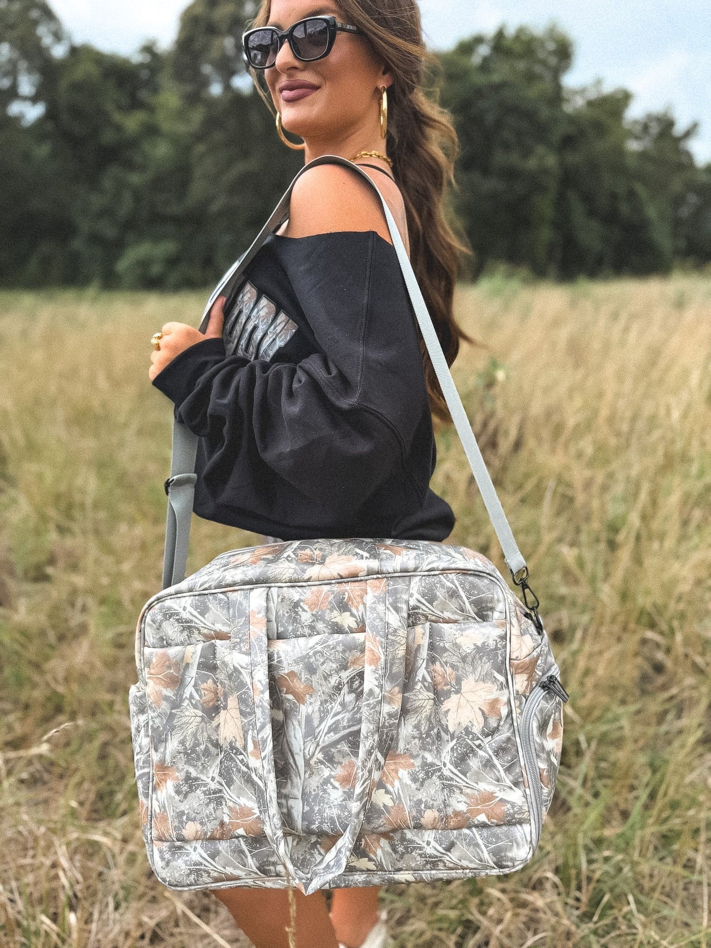 PREORDER Birdie Daily Hustle Duffle in Timber Haze Camo *final sale*