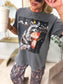 Raccoon with Frapp Graphic Tee on Pepper *final sale*