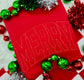 PREORDER Merry Raggy— Red Theme Embroidered/ Appliqué Crewneck Pullover