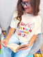 Let’s Have a Good Day Boxy Graphic Tee on Ivory *final sale*