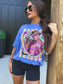 Freddy Slushie Graphic Tee on Flo Blue *final sale*