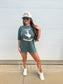 Chaos Coordinator Graphic Tee on Blue Spruce