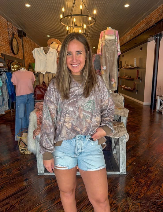 Sadie Vintage Camo Exclusive Top by Top Notch