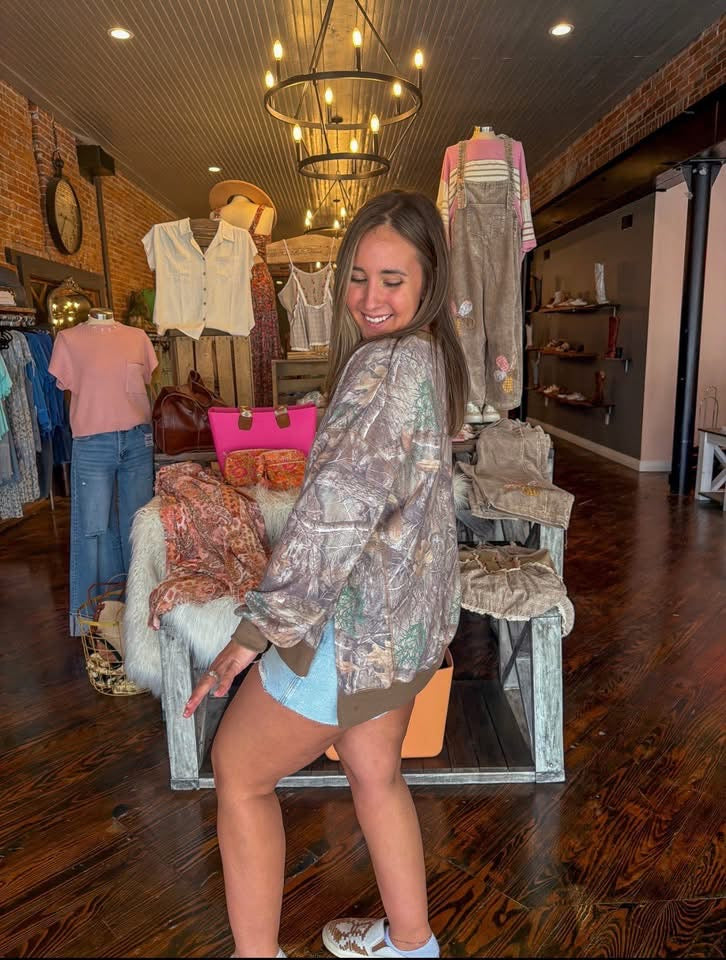 Sadie Vintage Camo Exclusive Top by Top Notch