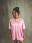 PREORDER Birdie Tee Boxer Short Set in Petal Heart (Sold as Set)