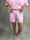 PREORDER Birdie Tee Boxer Short Set in Petal Heart (Sold as Set)