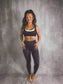PREORDER Double Take Mesh Sports Bra in Dark Plum *final sale*