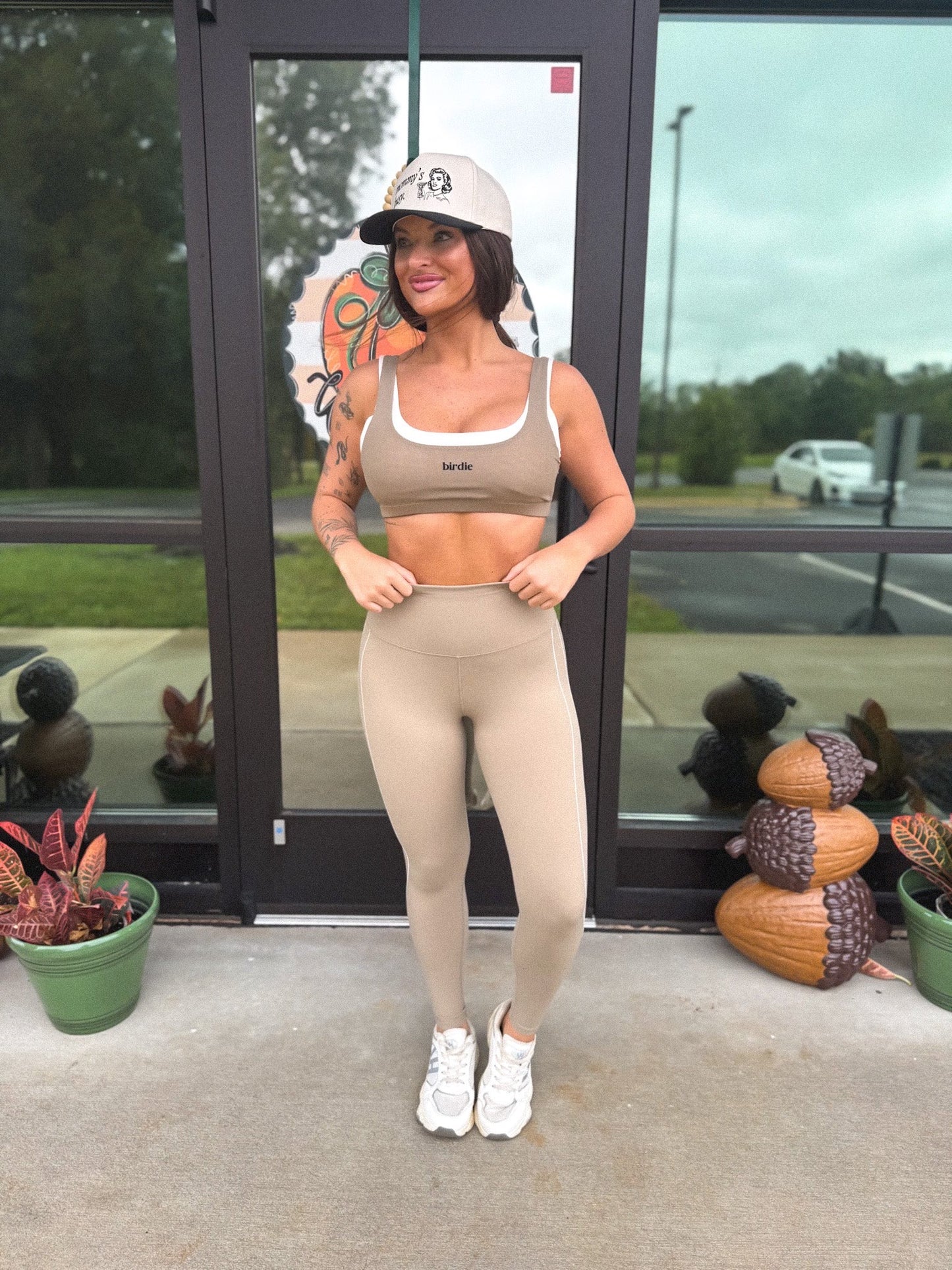 PREORDER Double Take Leggings in Mushroom Taupe *final sale*