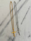 LARGE CROSS NECKLACE