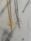 LARGE CROSS NECKLACE