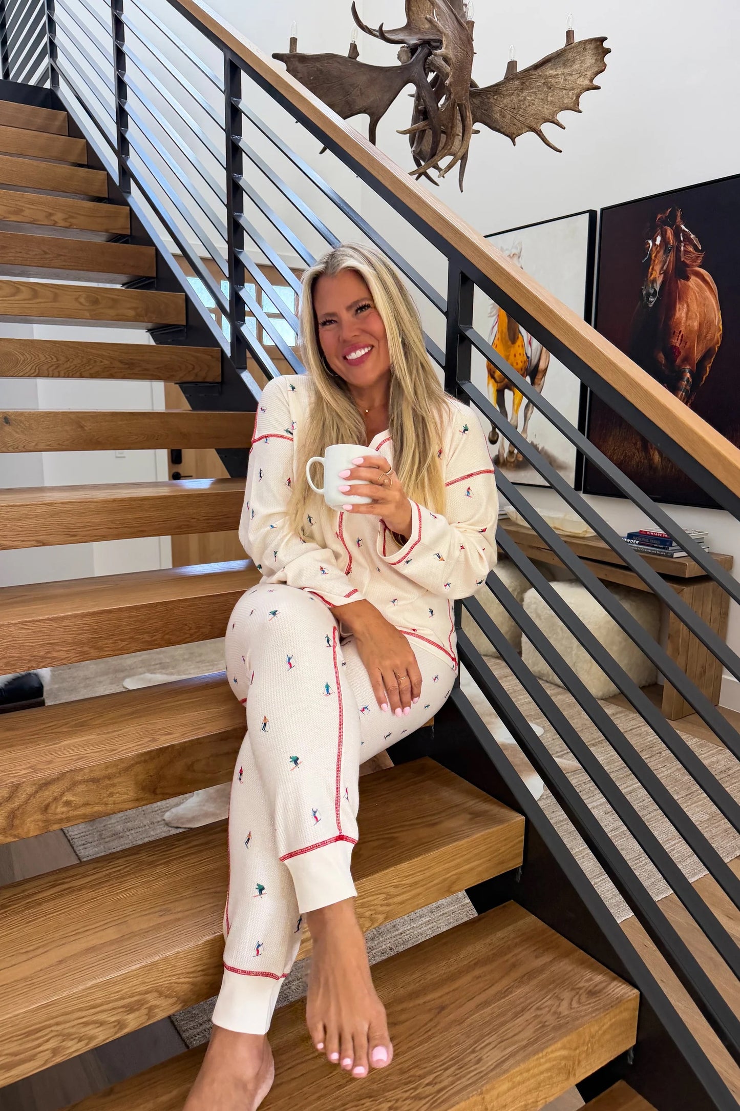PREORDER Snow Day Waffle PJ Set
