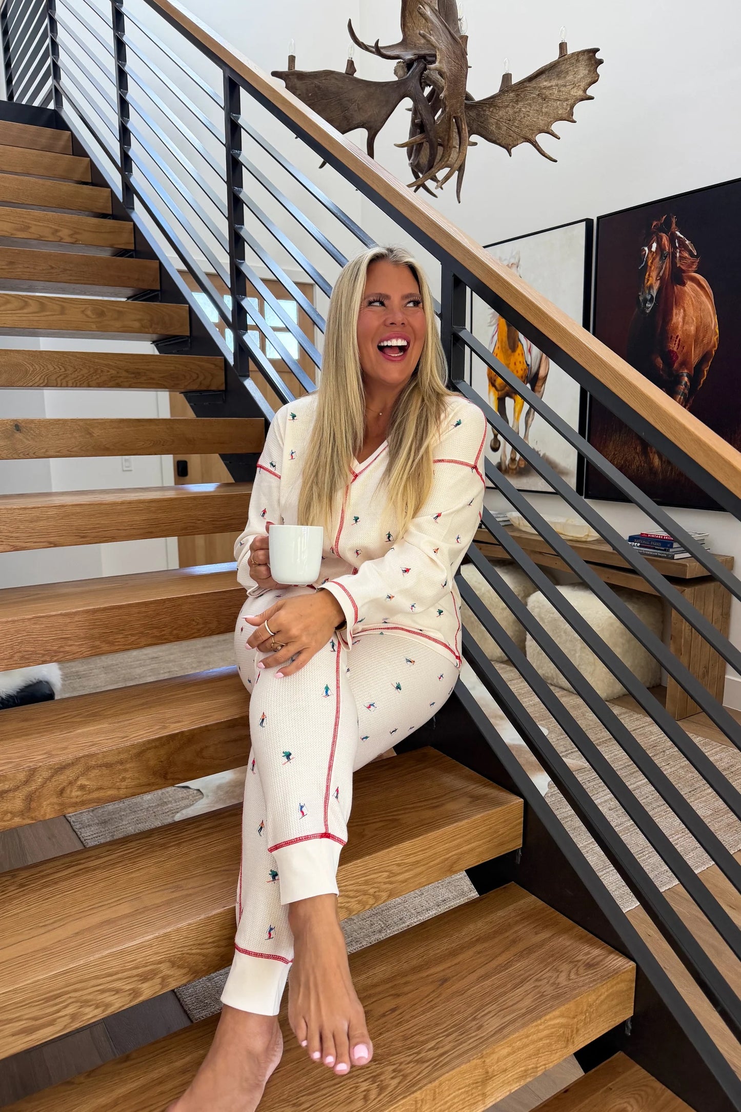 PREORDER Snow Day Waffle PJ Set