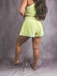 PREORDER Birdie Cross My Heart Active Shorts in Butter Yellow *final sale*
