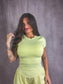 PREORDER Birdie Perfect Fit Active Top in Butter Yellow