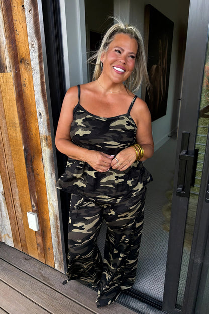 PREORDER Camo Delilah Pant Sets
