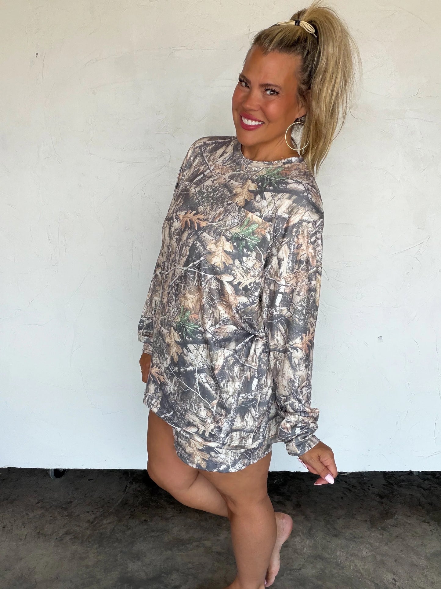 PREORDER Cozy in Camo Lounge Set
