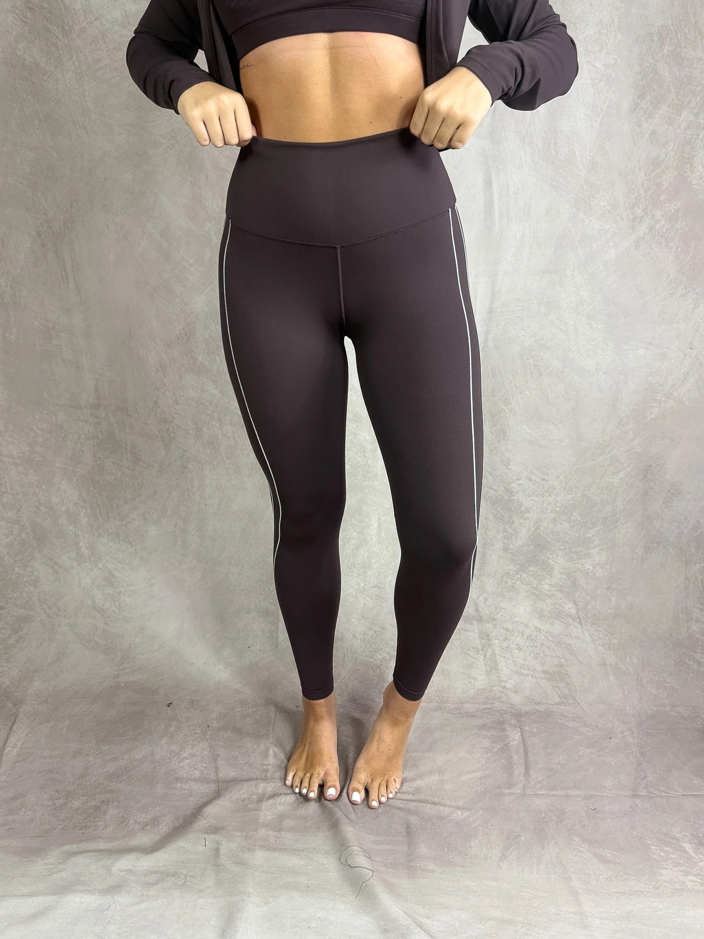 PREORDER Double Take Leggings in Dark Plum *final sale*