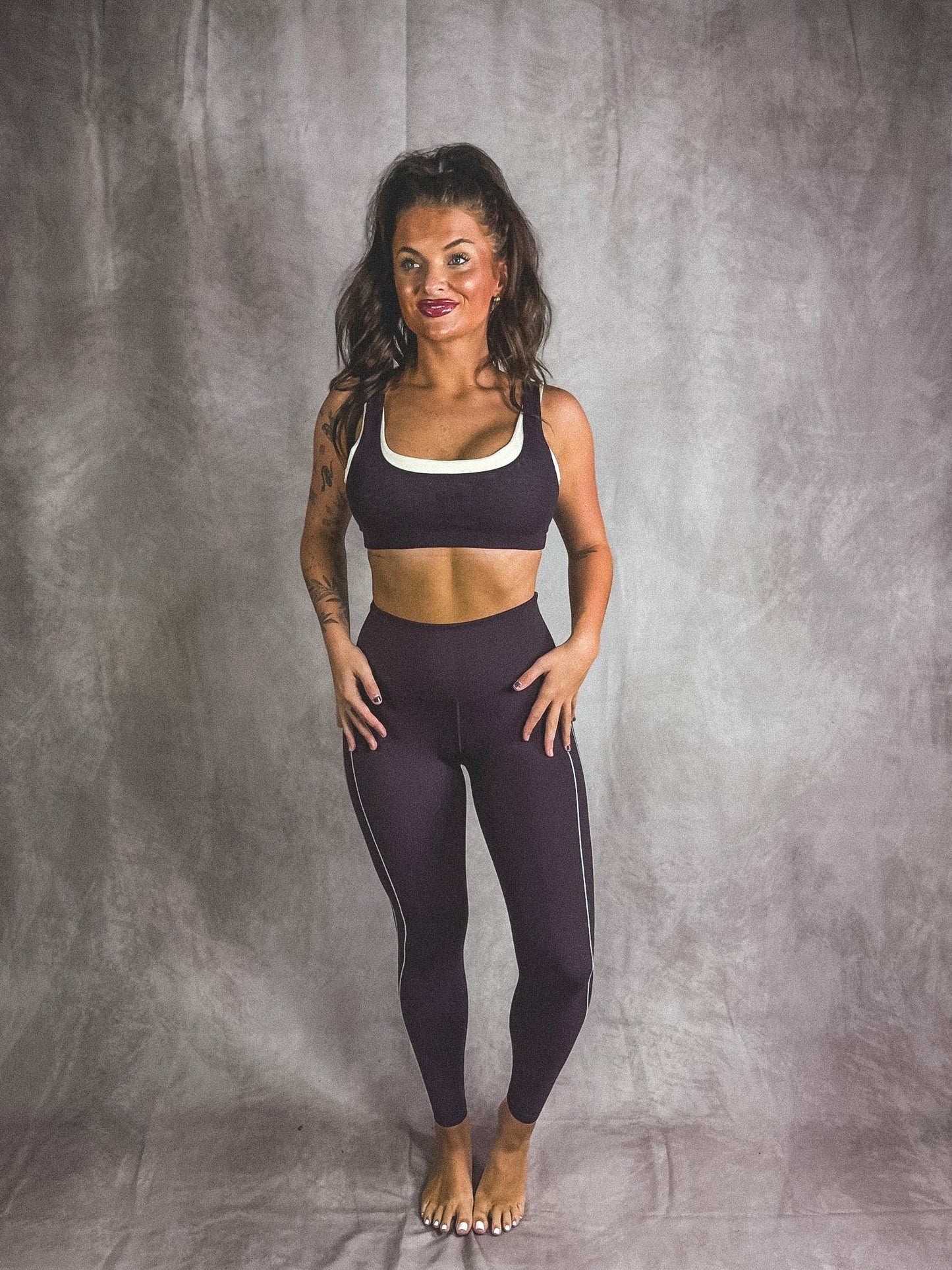 PREORDER Double Take Leggings in Dark Plum *final sale*