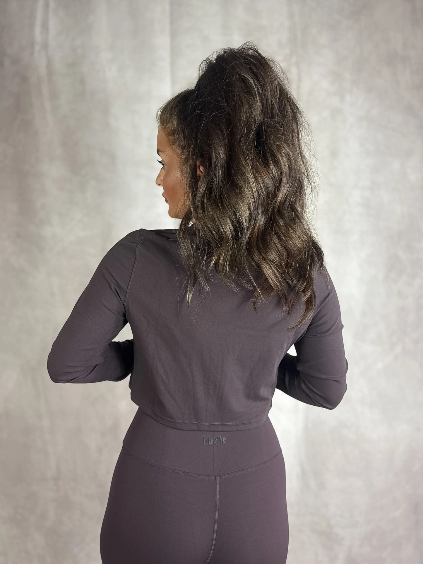 PREORDER Birdie Define Motion Zip-Up in Dark Plum
