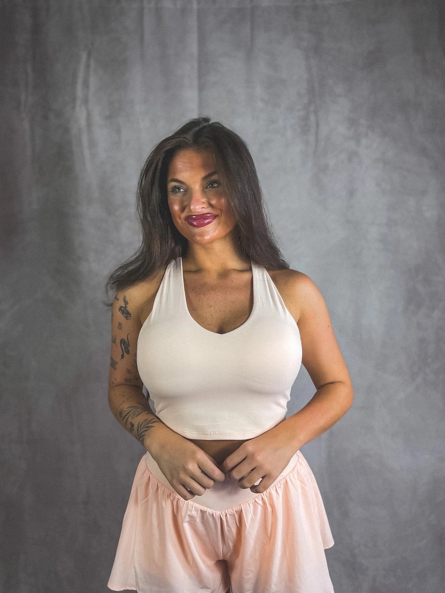 PREORDER Birdie Perfect Match Sports Bra in Peach *final sale*