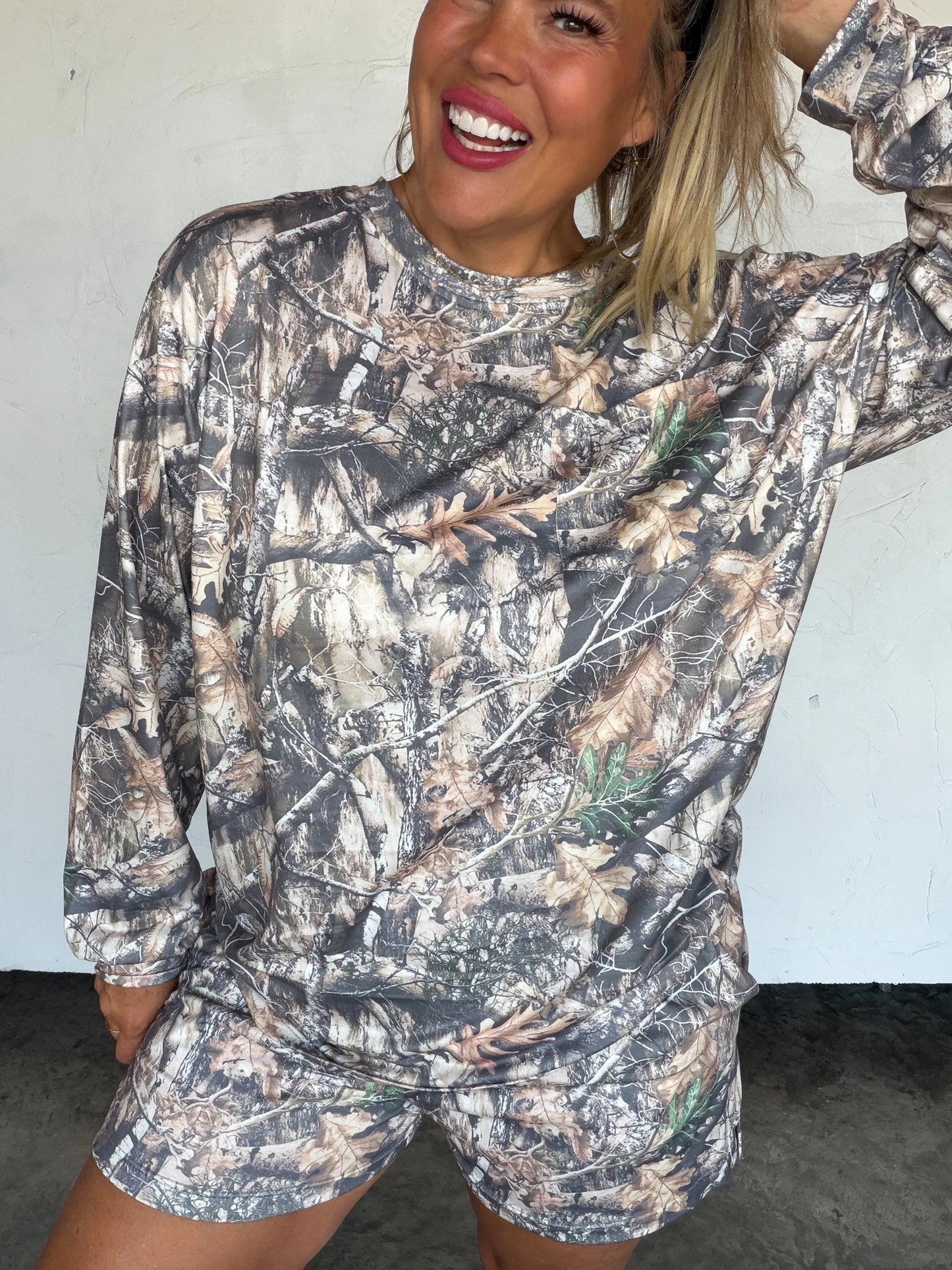 PREORDER Cozy in Camo Lounge Set