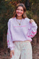 Worthy Light Pink Sweatshirt