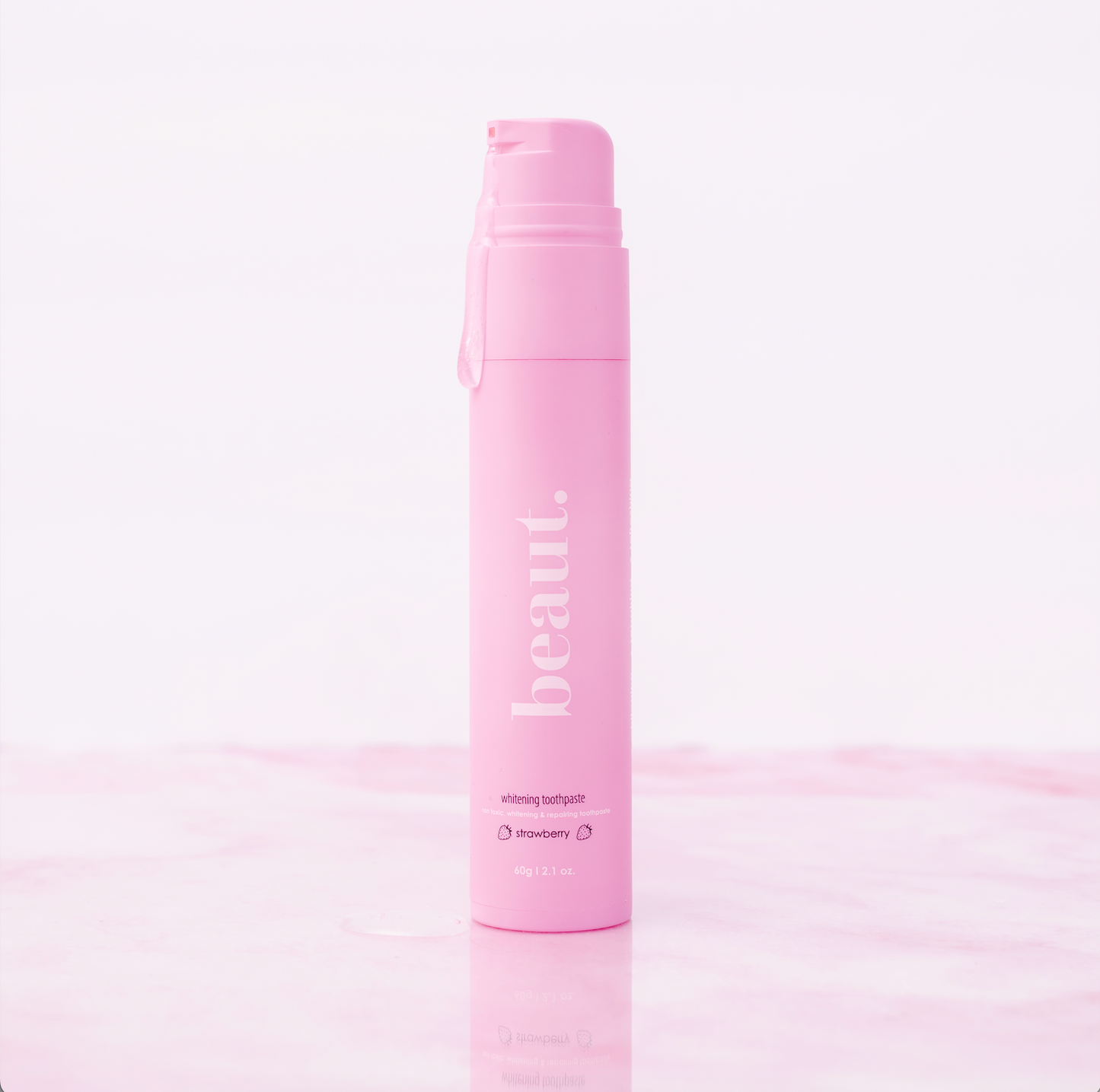 beaut. strawberry whitening toothpaste