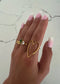 GOLD HEART RING